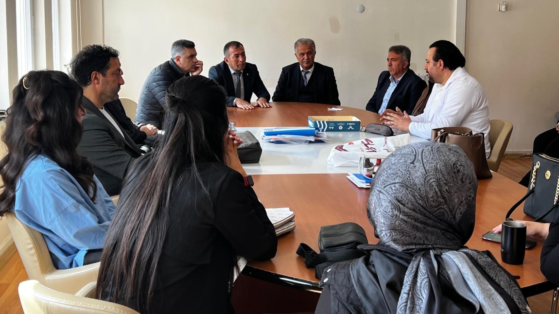 ŞUBE MÜDÜRÜMÜZ HALİT DEMİRTAŞ'TAN OKULUMUZA ZİYARET